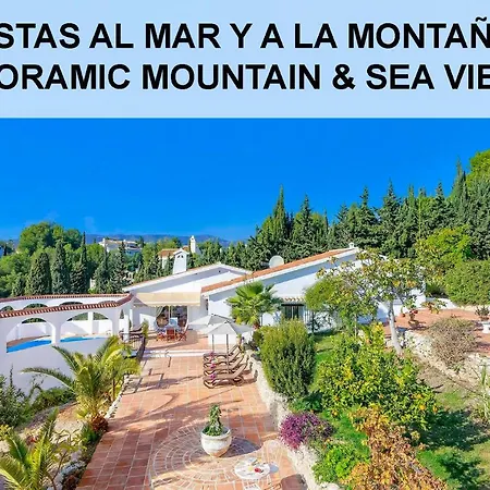 Private Heated Pool, Jacuzzi & 1225m2 Garden In Cipreses Villa Frigiliana